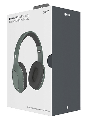 Наушники беспроводные PERO BH04, черный