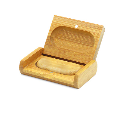 Флешка Woodcoin в деревянном футляре, 32 Гб  (Светло-коричневый)