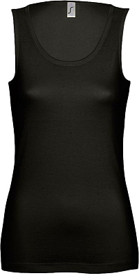 Майка женская Jane 150, черная (Чёрный)