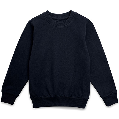 Свитшот детский Toima Kids 2.0, белый (Тёмно-синий)