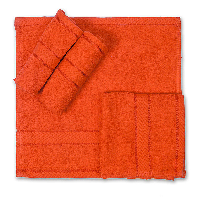 Комплект салфеток махровых LAKE 6 (Терракотовый)