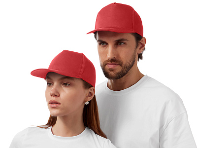 Бейсболка Mix (Красный)