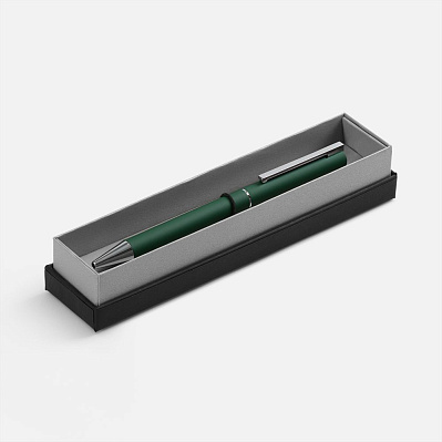 Ручка шариковая Blade Soft Touch в футляре, зеленая (Зеленый)