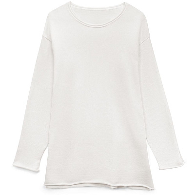 Лонгслив унисекс Siluetti Fuori, молочно-белый (Белый)