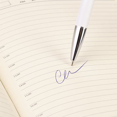 Шариковая ручка Леви (Levi), белая