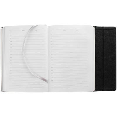 Ежедневник Flap на заказ, недатированный, черный