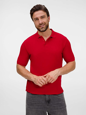 Рубашка поло унисекс Upswing, красная (Красный)