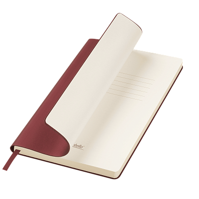 Ежедневник Стар (Star) недатированный, бургунди (без упаковки, без стикера) (Бордовый, бежевый)