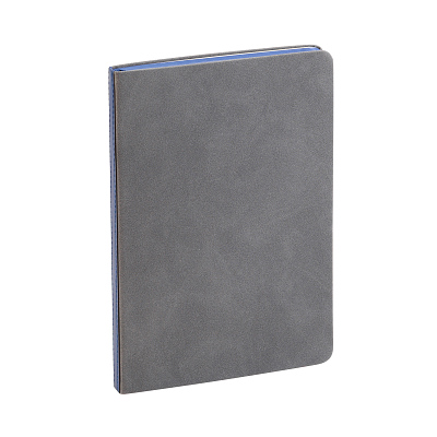 Ежедневник недатированный "Турин" , формат А5  (Серый/синий)
