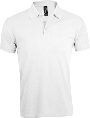 Рубашка поло мужская Prime Men, белая (Белый)