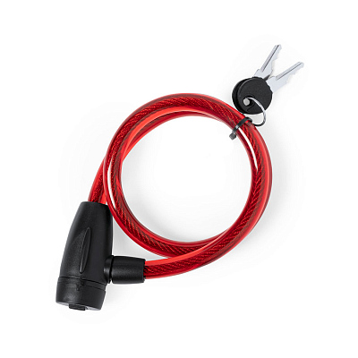 Велозамок с ключом TRIYO (Красный)