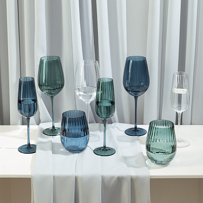 Бокал для вина Тоскана (Toscana), синий