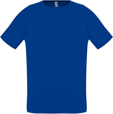 Футболка унисекс Sporty 140, серая (Синий)