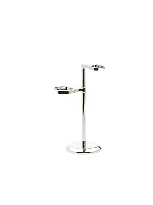 Бритвенный набор IL Ceppo: станок, помазок, подставка, серебристый цвет