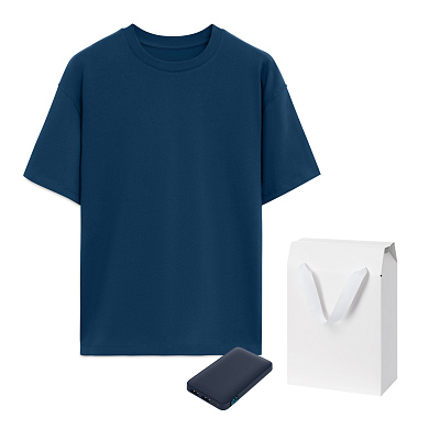 Набор с одеждой RUST (футболка, аккумулятор) , 3XL/4XL (Синий)