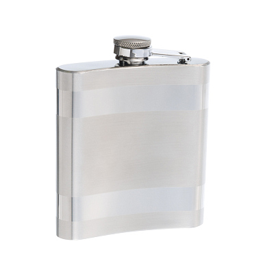 Фляга S.Quire 0,18 л, сталь, серебристая