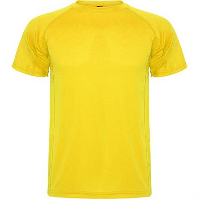 Спортивная футболка MONTECARLO мужская, ЖЕЛТЫЙ XL (Желтый)
