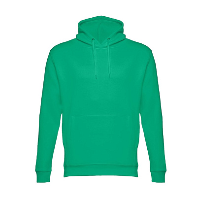 Толстовка мужская с капюшоном PHOENIX, т-синий, 2XL, 50% хлопок, 50% полиэстер, плотность 320 г/м2 (Зеленый)