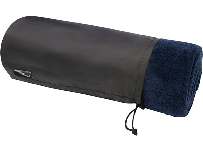 Плед Lily из вторичного ПЭТ (Тёмно-синий)