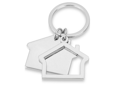 Брелок Избушка (Серебристый глянцевый)