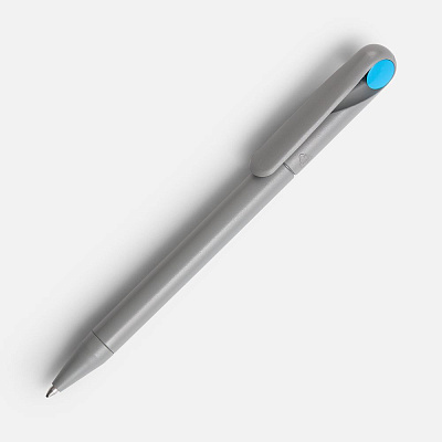 Ручка шариковая Prodir DS1 TMM Dot, серая с голубым (Серый)