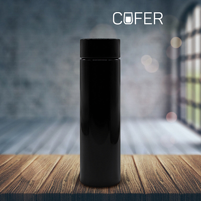 Термос Reactor с датчиком температуры (черный) (Чёрный)