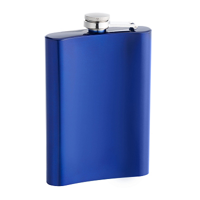 Фляга S.Quire 0,24 л, сталь,синяя