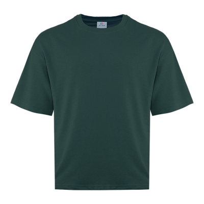 Футболка унисекс оверсайз STAN хлопок/полиэстер 260, 40 (Тёмно-зелёный)