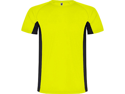 Спортивная футболка Shanghai мужская (Неоновый желтый/черный)