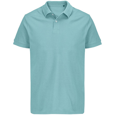 Рубашка поло унисекс Pacific, голубая (морская волна) (Голубой)