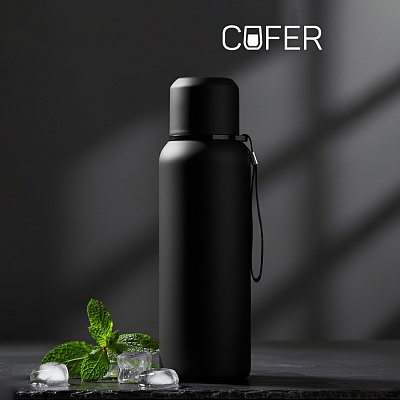 Термос Travel софт-тач 750мл (черный) (Чёрный)