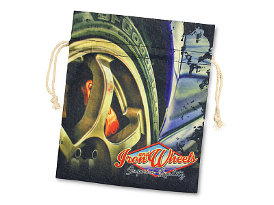 Мешочек подарочный большой с возможностью полноцветной печати (Натуральнй)