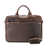 Сумка KLONDIKE DIGGER «Mavis», натуральная кожа в темно-коричневом цвете, 32 x 40 x 8 см - Фото 5