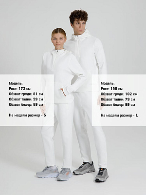 Анорак унисекс Lovi, молочно-белый