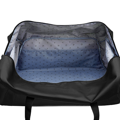 Сумка дорожная TORBER Mobi, чёрная, полиэстер 900D с PU покрытием, 65 х 37 х 34 см