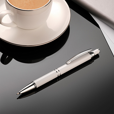 Шариковая ручка Крокус (Crocus), белая