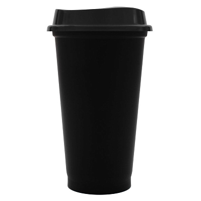 Стакан с крышкой Color Cap Black  (Черный)