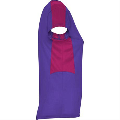 Спортивная футболка SUZUKA женская, ЛИЛОВЫЙ/ТЕМНО-РОЗОВЫЙ 2XL