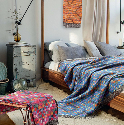 Плед Chicago, зеленый