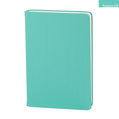 Ежедневник недатированный "Милан", А5, покрытие soft touch, мятный