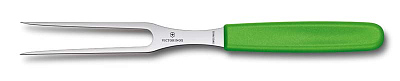 Вилка разделочная VICTORINOX 15 см, зелёная, в картонном блистере (Зеленый)