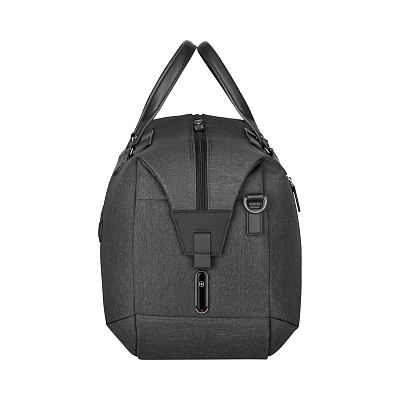 Дорожная сумка VICTORINOX Architecture Urban2 Weekender, серый, полиэстер/кожа, 24x56x30 см, 45 л