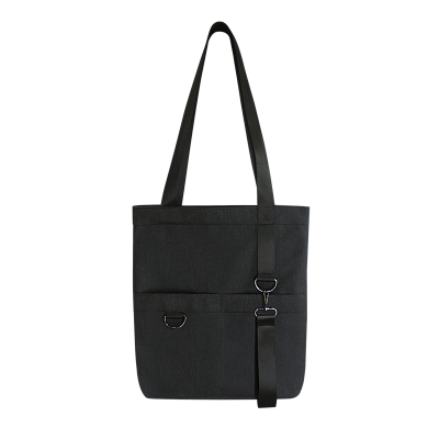 Шоппер Superbag ZIP, с двумя карманами и молнией (черный)