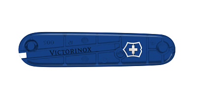 Передняя накладка для ножей VICTORINOX 91 мм пластиковая полупрозрачная синяя