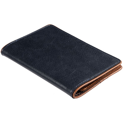 Обложка для паспорта Kalsa Palermo, синяя (Синий)