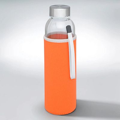 Бутылка спортивная Bodhi из стекла (Оранжевый)