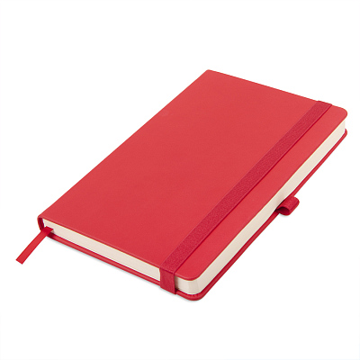 Ежедневник недатированный HAMILTON, A5, алый, кремовый блок (Красный)