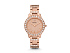 Корпус- розовое золото, циферблат- розовый, крепление- розовое золото