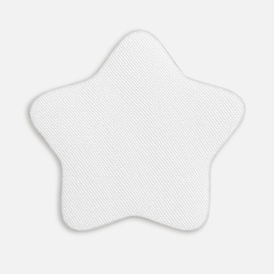 Наклейка тканевая Lunga Bial, M, белая (Белый)