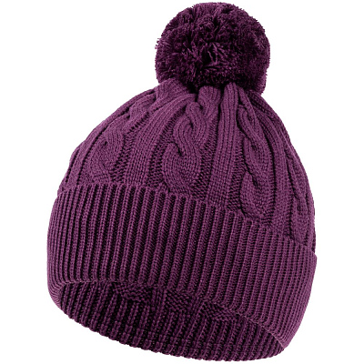 Шапка Heat Trick, баклажановая (Баклажановый)